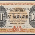 Nezsideren 1916. 10 Korona UNC