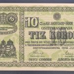 Ostffyasszonyfa 1916. 10 Korona UNC