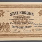 Ostffyasszonyfa 1916. 100 Korona UNC
