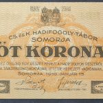 Somorja 1916. 5 Korona UNC