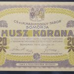 Somorja 1916. 20 Korona UNC