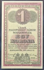 Sopronnyék 1916. 1 Korona UNC