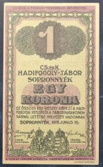 Sopronnyék 1916. 1 Korona UNC kemény papíron