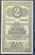 Sopronnyék 1916. 2 Korona UNC - Image 2