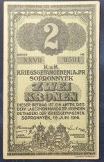 Sopronnyék 1916. 2 Korona UNC - Image 2