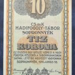 Sopronnyék 1916. 10 Korona UNC
