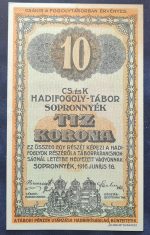 Sopronnyék 1916. 10 Korona UNC