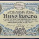 Zalaegerszeg 1916. 20 Korona UNC