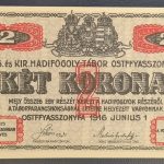 Ostffyasszonyfa 1916. 2 Korona UNC