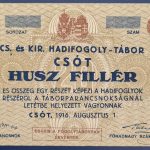 Csót 1916. 20 Fillér UNC