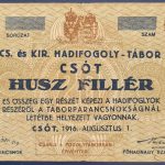 Csót 1916. 20 Fillér VF