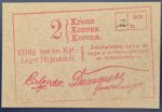 Hajmáskér  1916. 2 Korona UNC