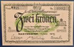 Nagymegyer 1916. 2 Korona UNC - Image 2