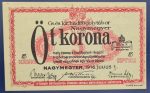 Nagymegyer 1916. 5 Korona UNC