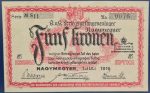 Nagymegyer 1916. 5 Korona UNC - Image 2