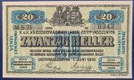 Ostffyasszonyfa 1916. 20 Fillér UNC - Image 2