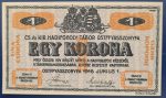 Ostffyasszonyfa 1916. 1 Korona UNC