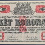 Ostffyasszonyfa 1916. 2 Korona UNC