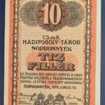 Sopronnyék 1916. 10 Fillér UNC