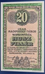Sopronnyék 1916. 20 Fillér UNC