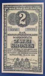 Sopronnyék 1916. 2 Korona UNC - Image 2