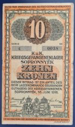 Sopronnyék 1916. 10 Korona VF - Image 2