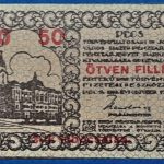 1919. 50 Fillér UNC Pécs város