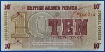 Brit katonai 10 pence utalvány előoldala - Armed Forces Special Voucher