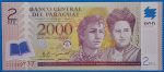 2011. 2.000 Guaranies UNC Polymer