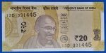 2021. 20 Rupees UNC