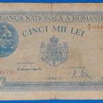 1944. 5.000 Lei VG+