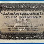 1919. 1.000 Korona - GOTTONUMIZMATIKA