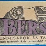 Berson Gumisarok és talp számolócédula GOTTO NUMIZMATIKA