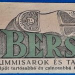 Berson Gumisarok és talp  számolócédula GOTTO NUMIZMATIKA
