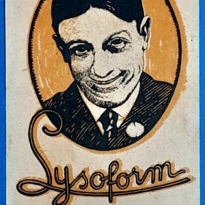 Vintage "Lysoform" számolócédula (kb. 1910-1920) GOTTO NUMIZMATIKA