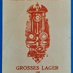 "Franz Rohliček" Órásmester számolócédula, Órák, Ékszerek, Javítás GOTTO