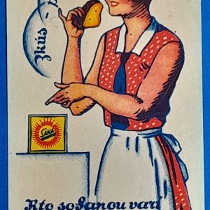 Régi csehszlovák "Sana" margarin számolócédula GOTTO NUMIZMATIKA