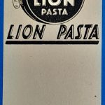 Vintage magyar Lion Paszta (cipőkrém) reklám számolócédula GOTTO