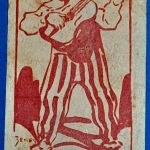 Hanzély Jenő Vintage Bohóc számolócédula GOTTO NUMIZMATIKA