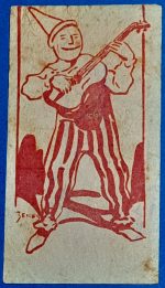 Hanzély Jenő Vintage Bohóc számolócédula GOTTO NUMIZMATIKA