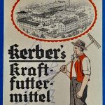"Kerber Kraftfutter": Antik Osztrák Takarmány Számolócédula GOTTO
