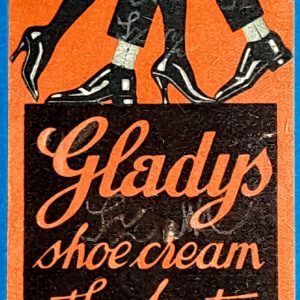 "Gladys" cipőkrém: Az előkelő világ retró számolócédulája GOTTO