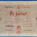 Az 1848-as Szabadságharc Pénze: Az 5 Forintos Kossuth-bankó GOTTO