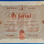Kossuth-bankó 5 Forint (1848) – Piros nyomatos változat GOTTO