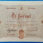 5 Forint 1848 - Kossuth-bankó (Barna nyomattal) GOTTO NUMIZMATIKA