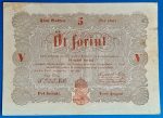 5 Forint 1848 - Kossuth-bankó (piros nyomattal) GOTTO NUMIZMATIKA
