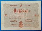 Kossuth-bankó 5 Forint (1848) – Piros nyomatos változat GOTTO