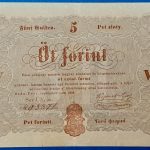 5 Forint 1848 - Kossuth-bankó (Barna nyomattal) GOTTO NUMIZMATIKA