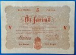 Kossuth-bankó 5 Forint (1848) – Piros nyomatos változat GOTTO