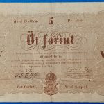 5 Forint 1848 - Kossuth-bankó (Barna nyomattal) GOTTO NUMIZMATIKA